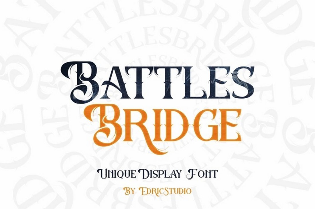 Battlesbridge - Free Pirate Display Font