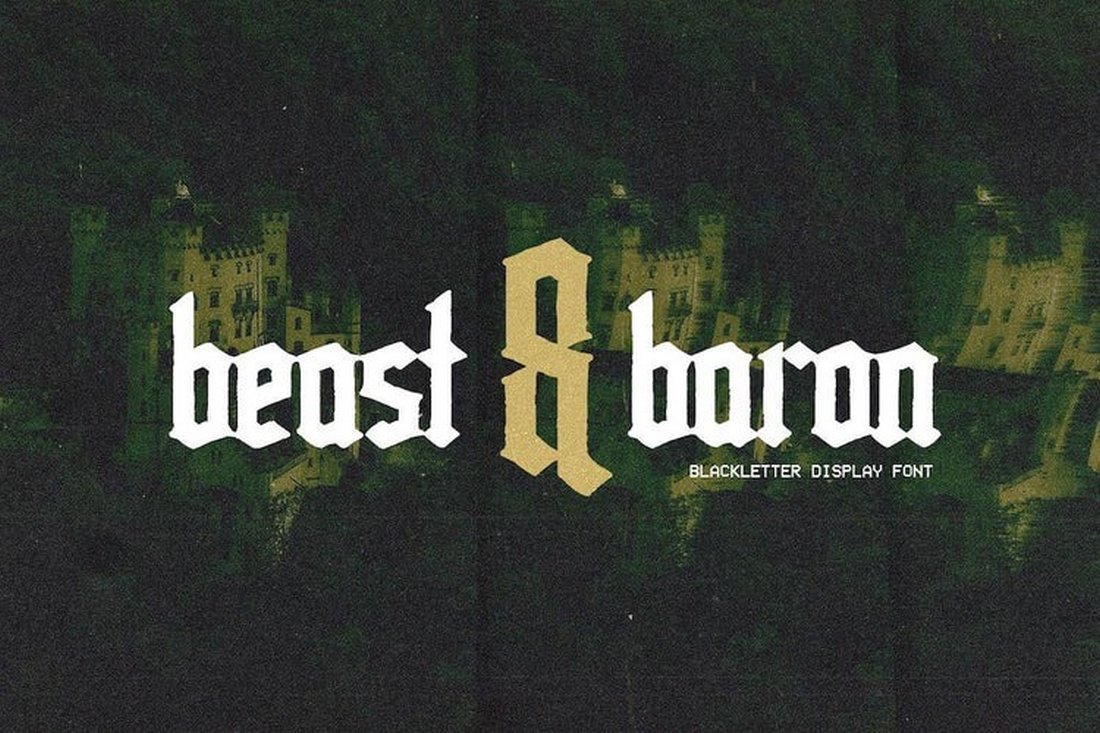 Beast & Baron - Free Blackletter Pirate Font
