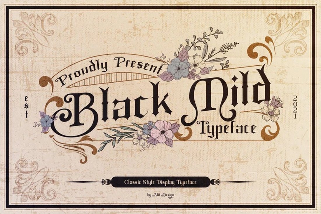 Black Mild - Free Classic Blackletter Font