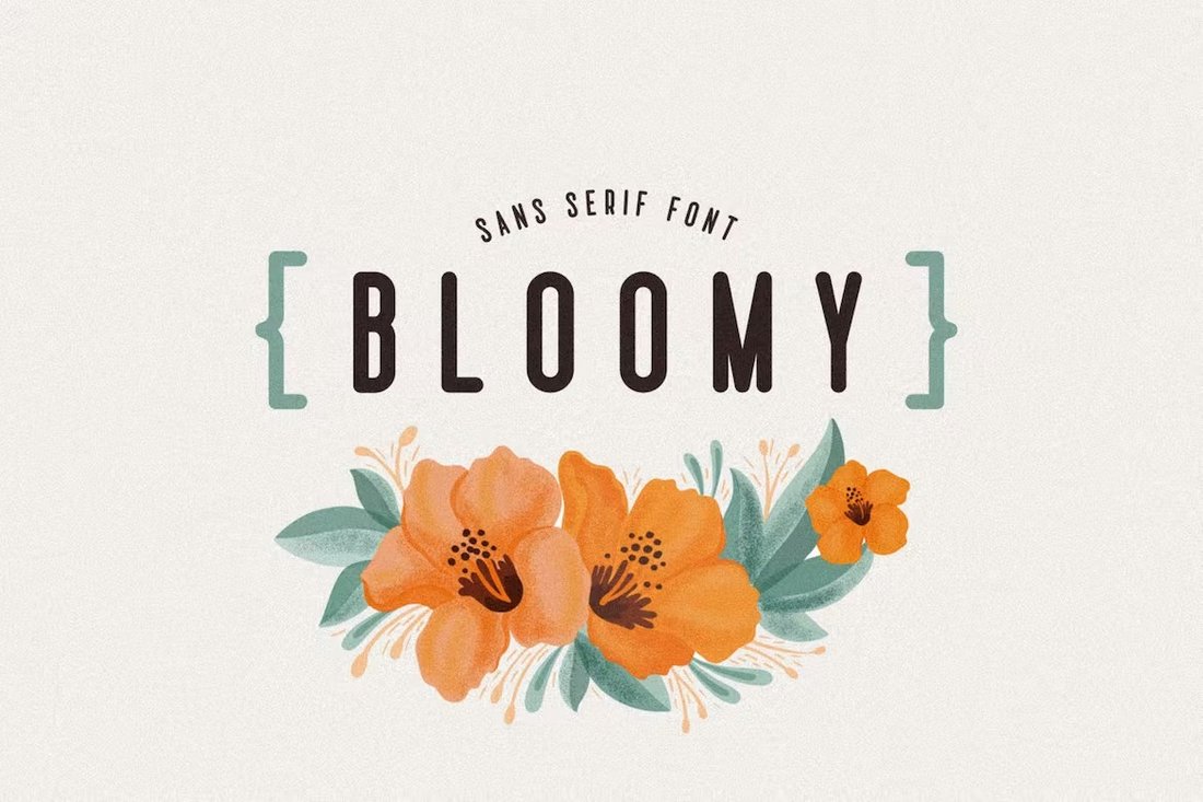 Bloomy -Creative Font for Procreate