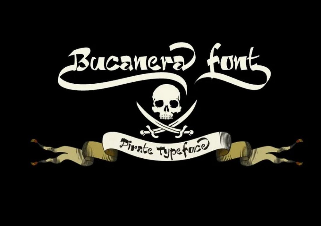 Bucanera - Free Pirate Font