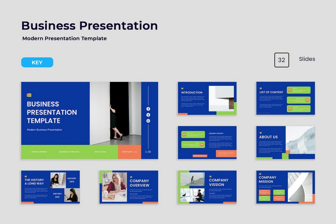 Creative Business Presentation Keynote Template