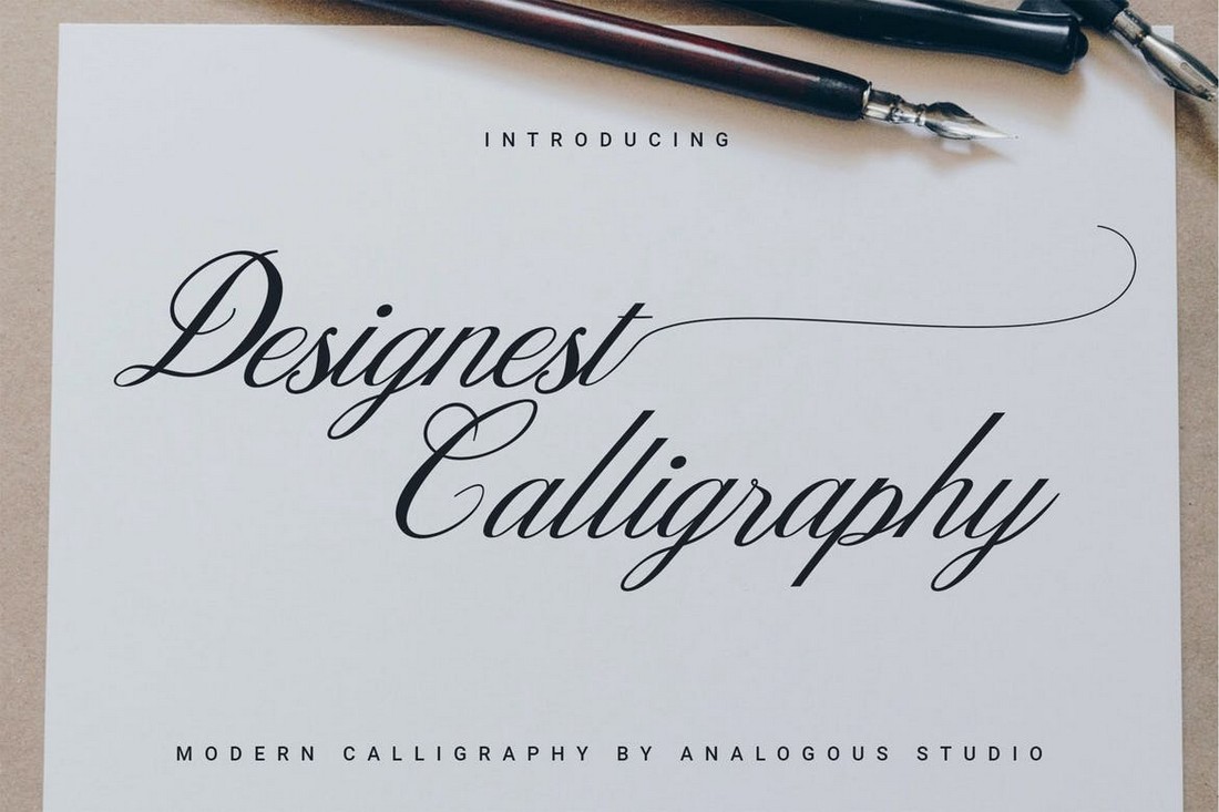 Designest Calligraphy Font for Procreate
