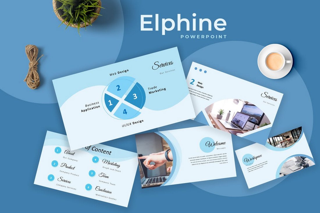 Elphine - Simple PowerPoint Template