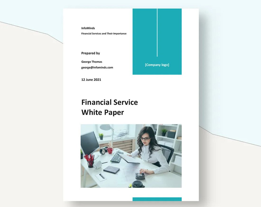 Financial White Paper Template Free