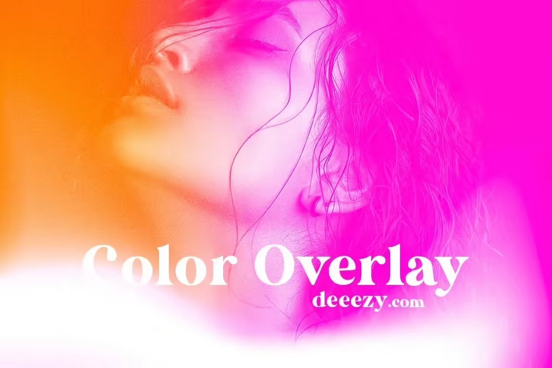 Free Color Gradient Overlays for Photoshop