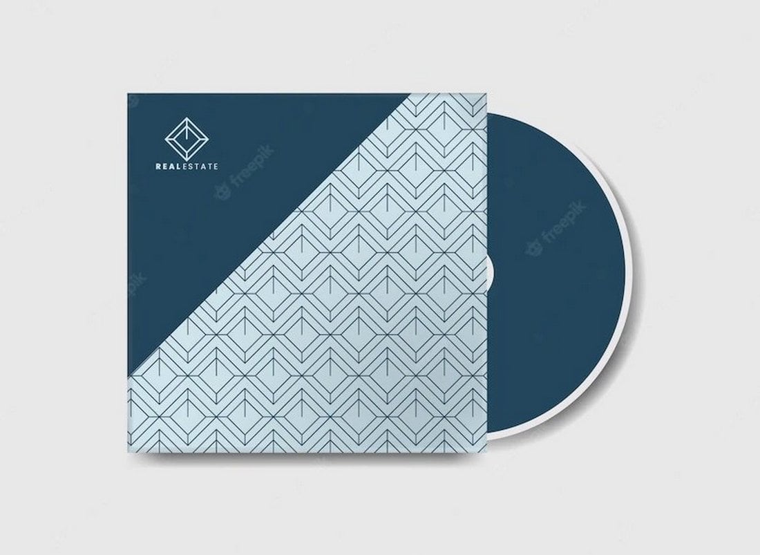Free Minimal CD Cover Template