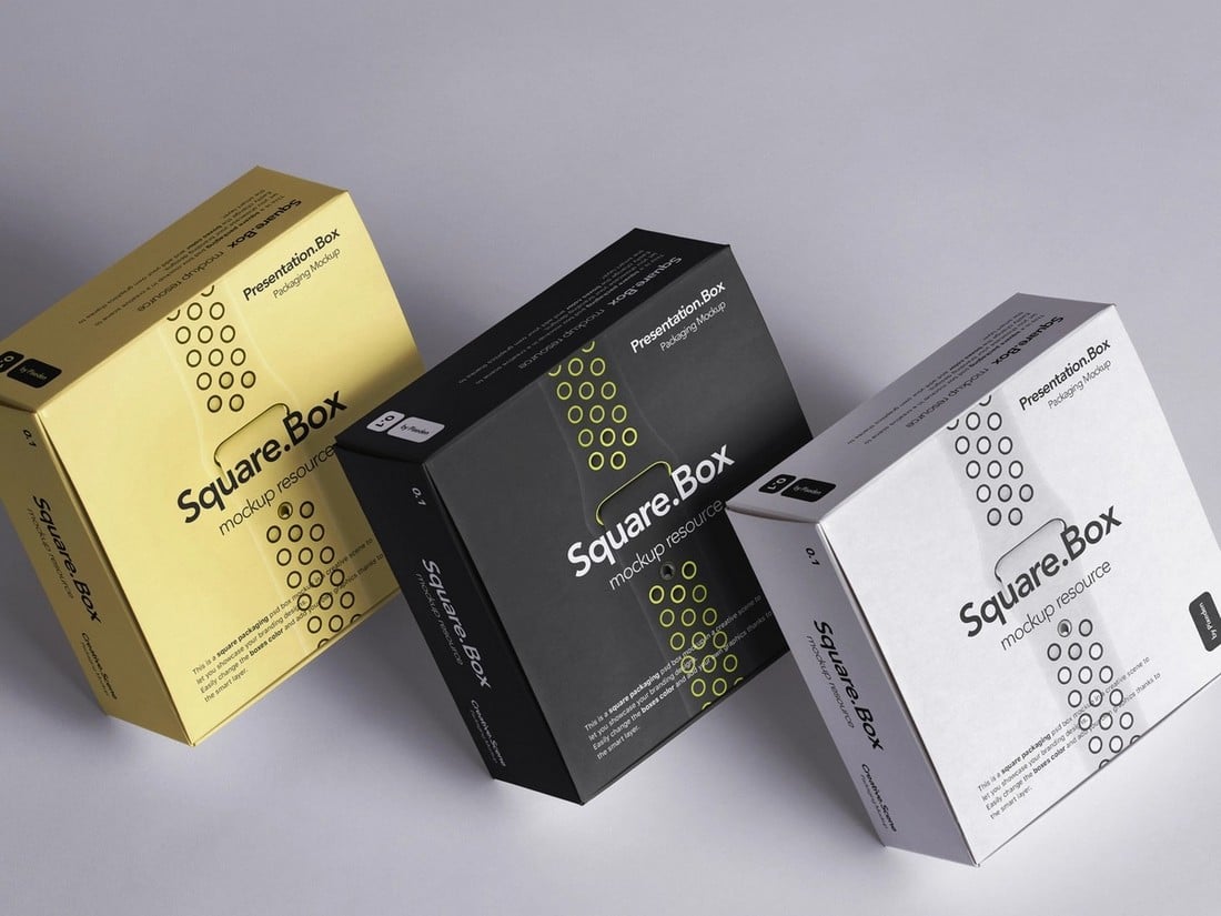 Free PSD Box Packaging Mockup