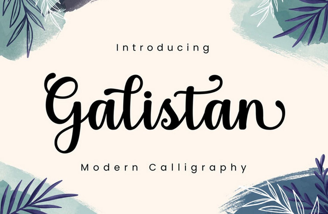 Galistan - Free Calligraphy Procreate Font