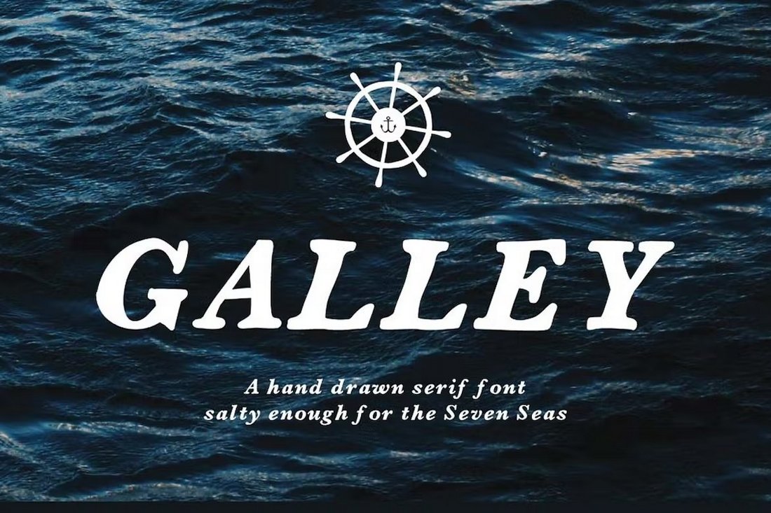 Galley - Hand-Drawn Pirate Font