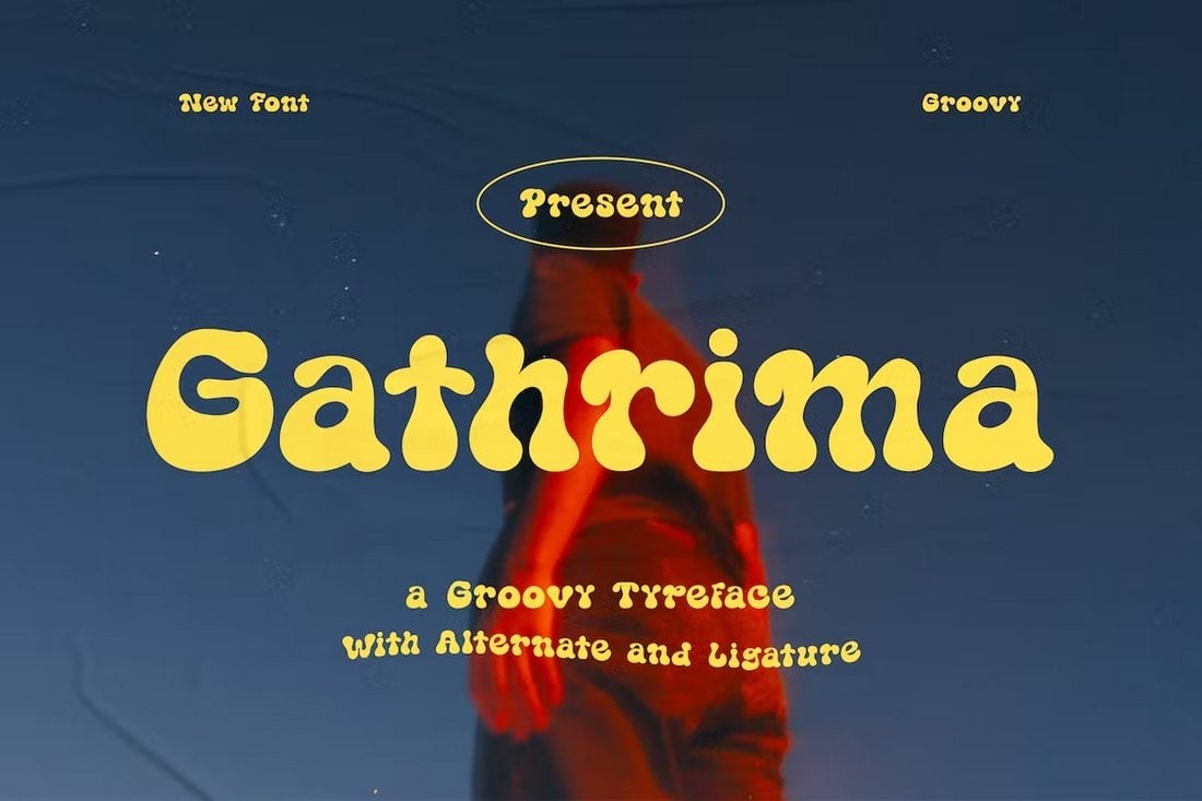 Gathrima - Retro Font for T-Shirts