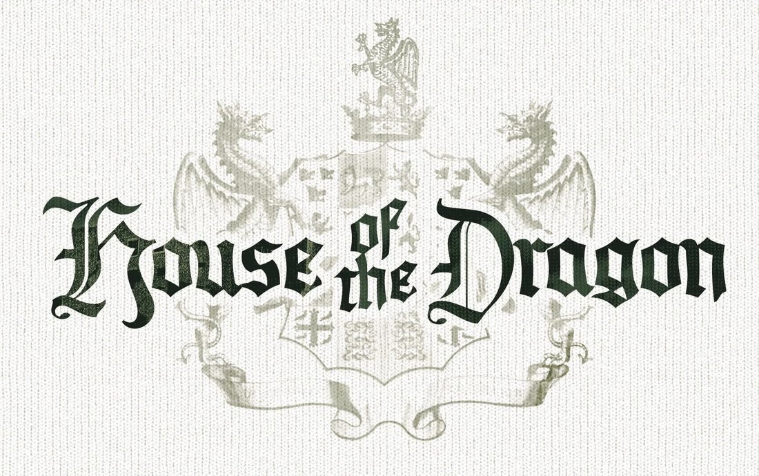 House Of The Dragon - Free Medieval Font
