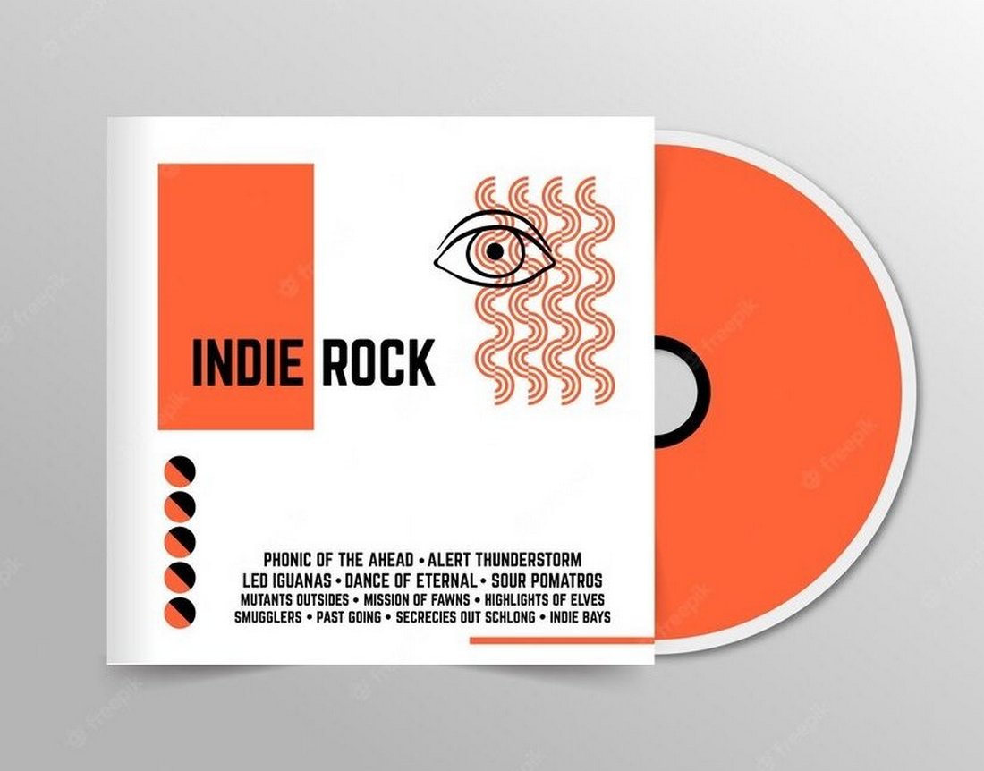 Indie Music Free CD Cover Template