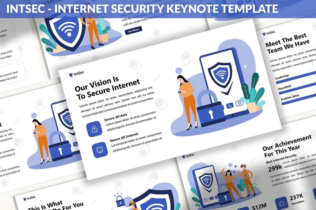Intsec - Internet Security Keynote Template