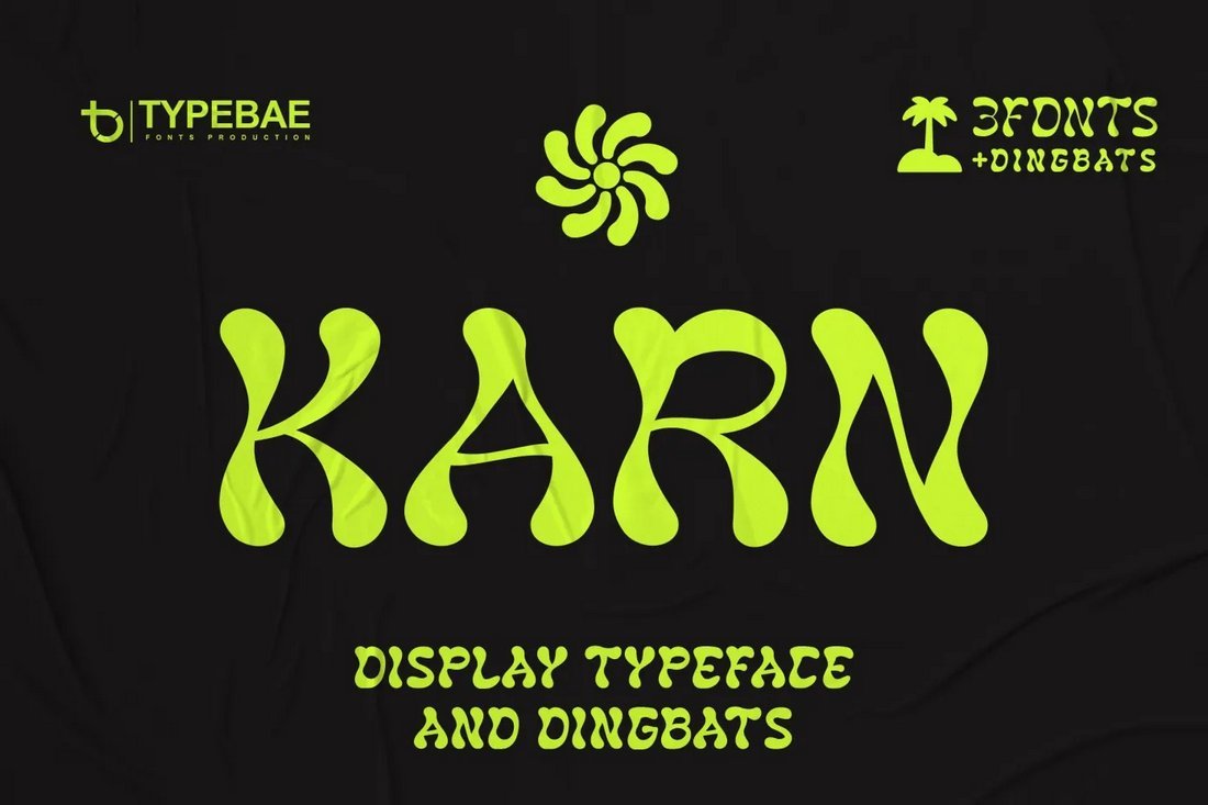 Karn - Free Psychedelic Font
