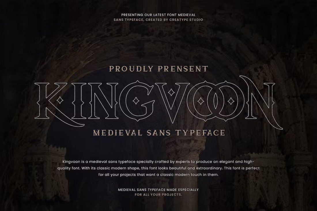 Kingvoon - Medieval Business Font