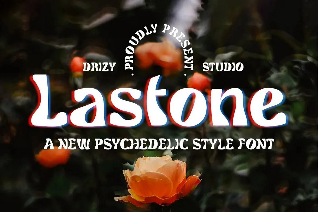 Lastone - Free Psychedelic Font