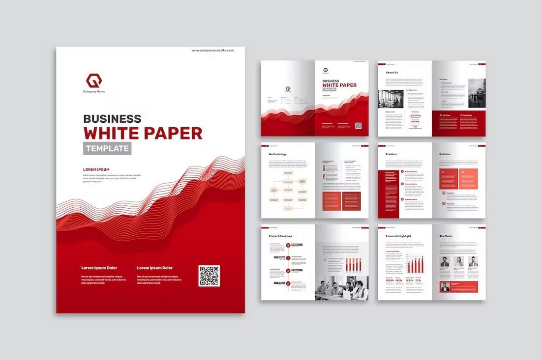 Modern Business White Paper Template