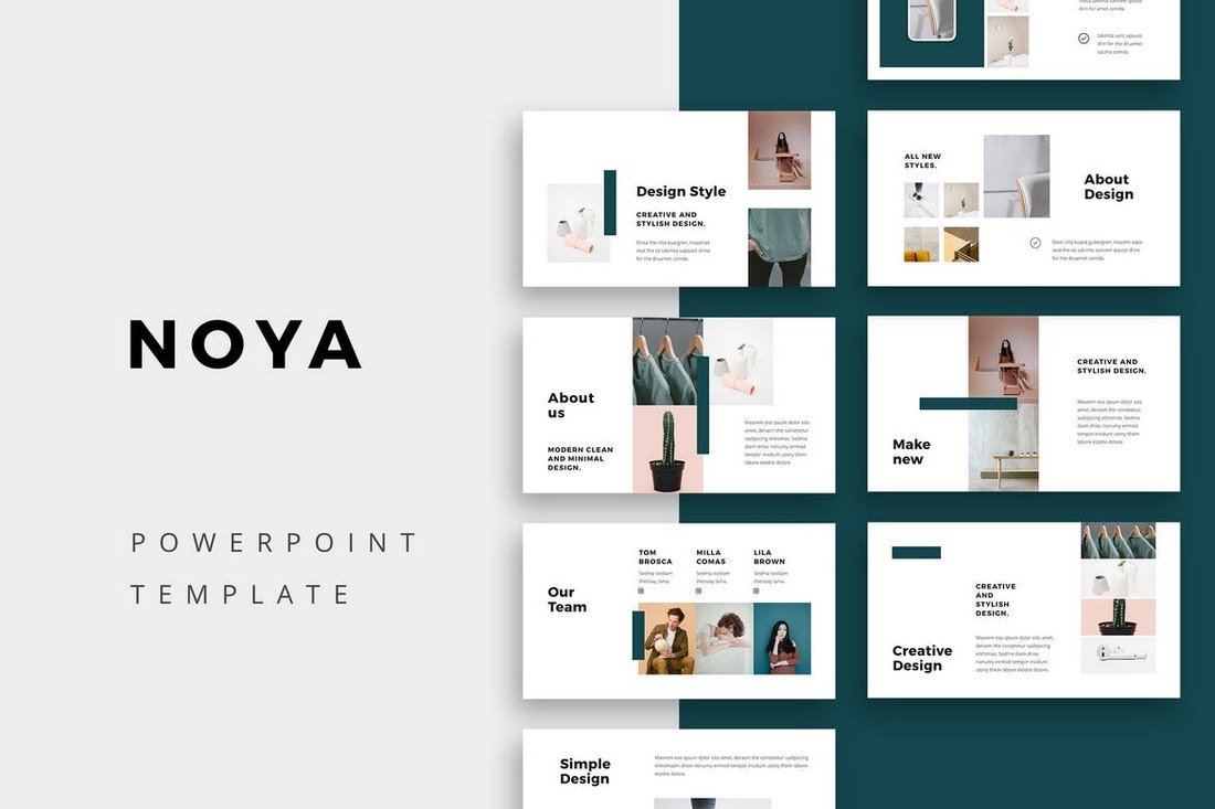 NOYA - Modern Powerpoint Template