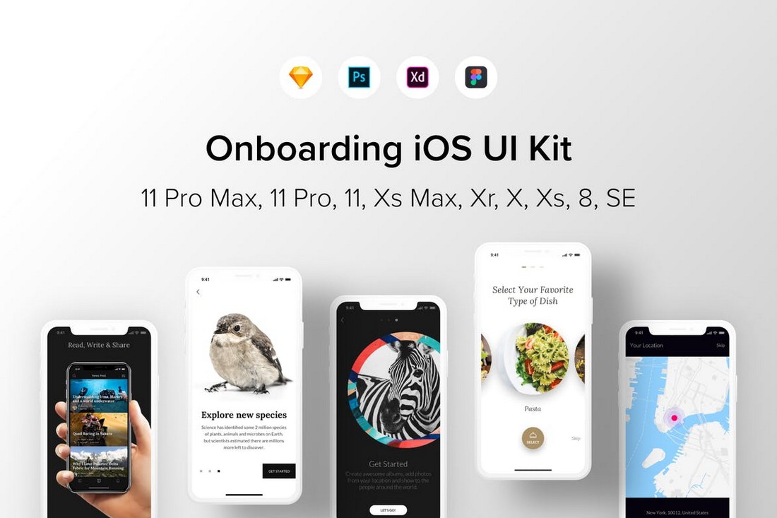 Onboarding iOS UI Kit for Figma