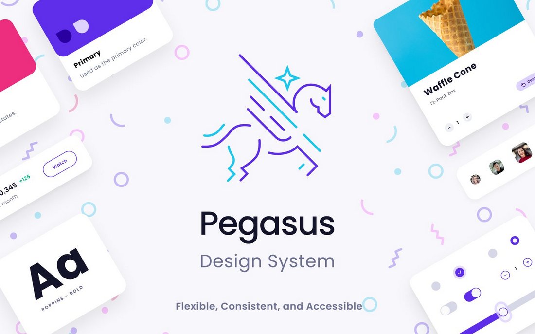 Pegasus Design System Free Figma UI Kits