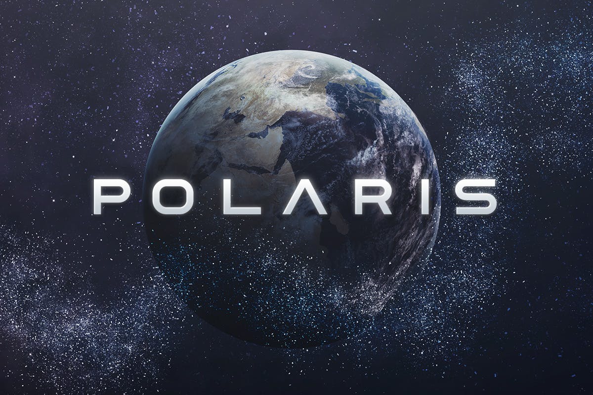 Polaris space font