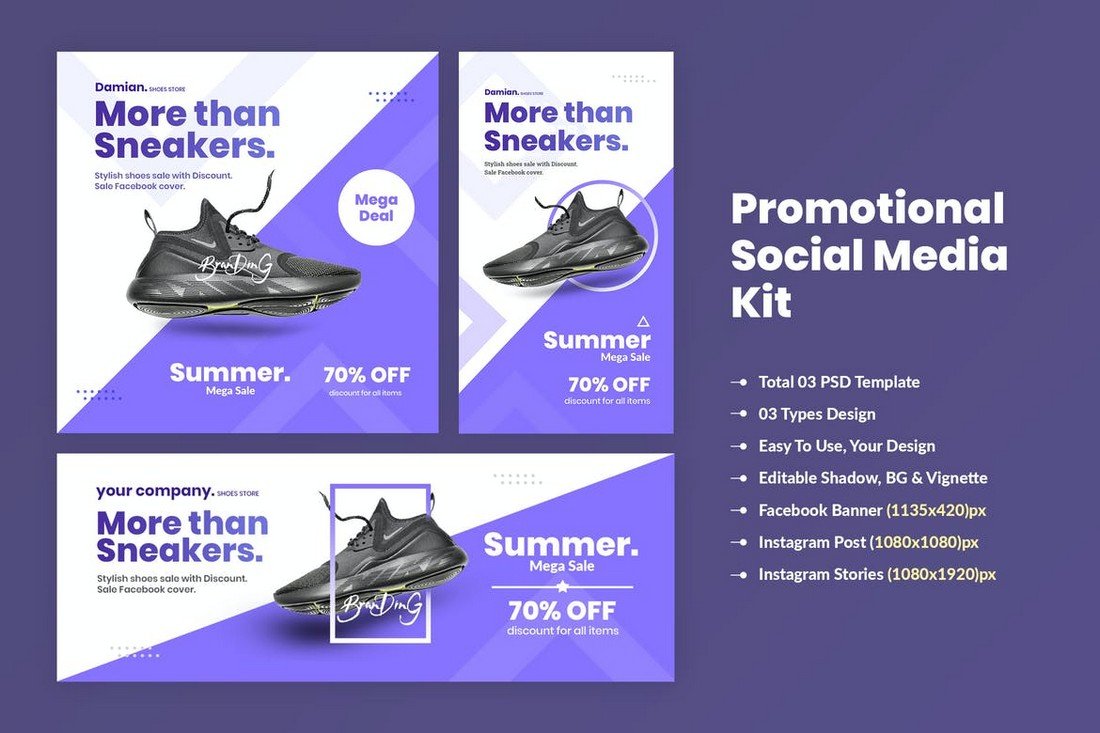 Product Promotional Social Media Kit