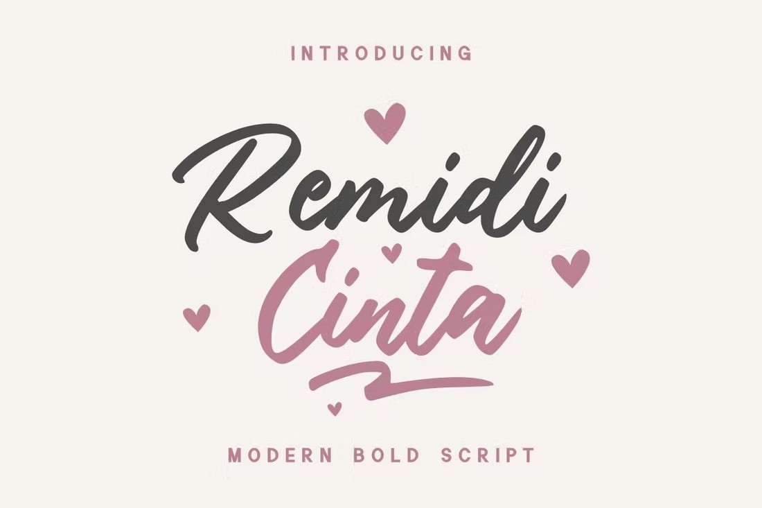 Remidi Cinta - Cute Feminine Font for Procreate