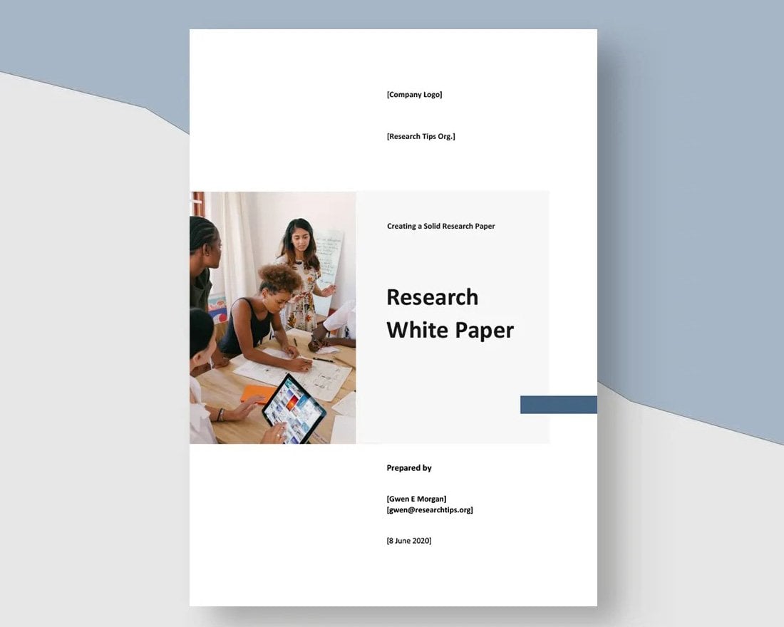 Research White Paper Free Word Template
