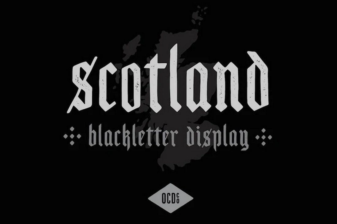 Scotland - Free Blackletter Medieval Font