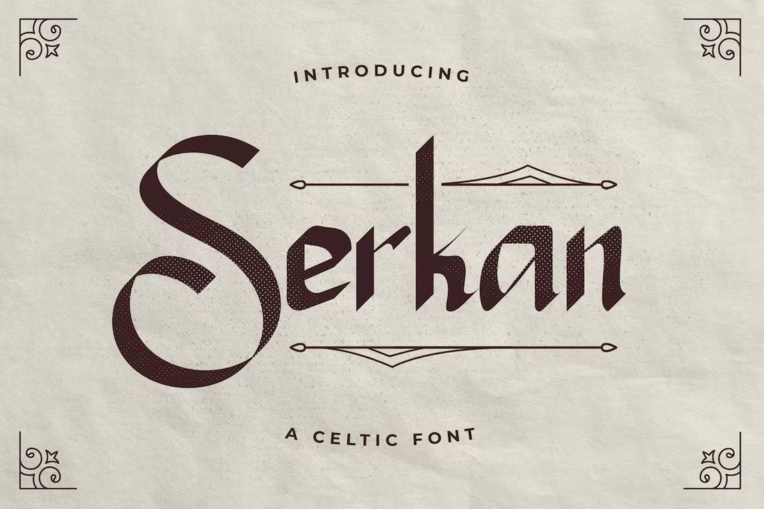 Serkan - Celtic Medieval Font