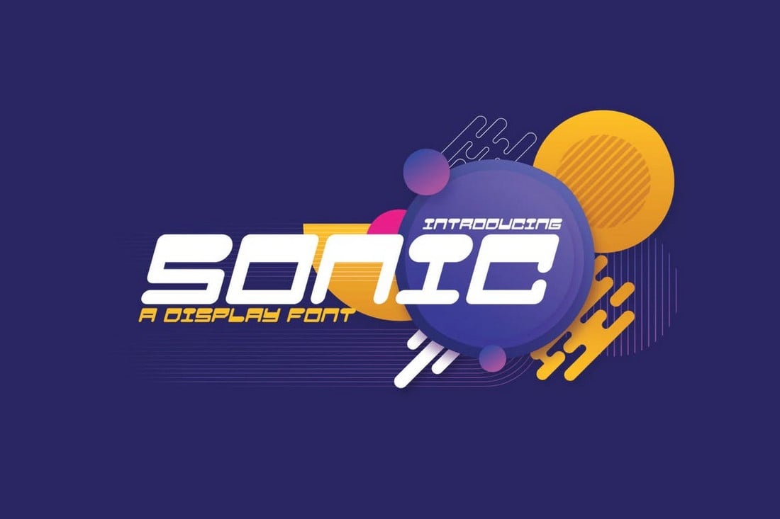 Sonic - Unique T-Shirt Font