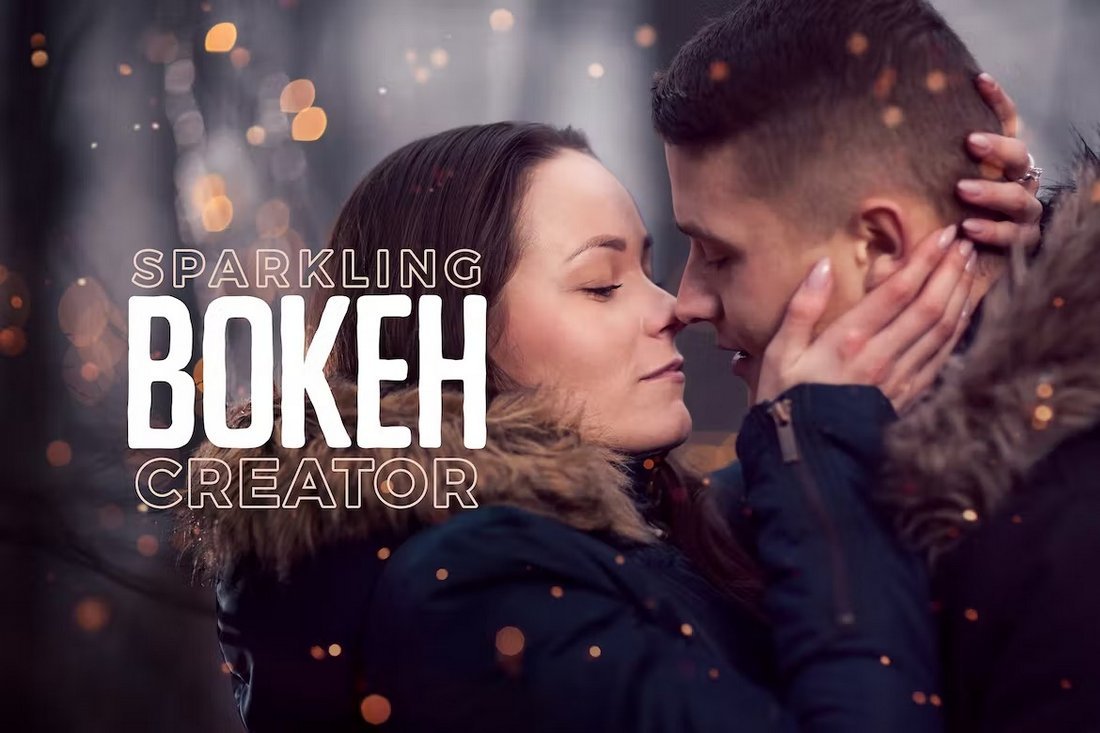 Sparkling Bokeh Photoshop Overlays Creator