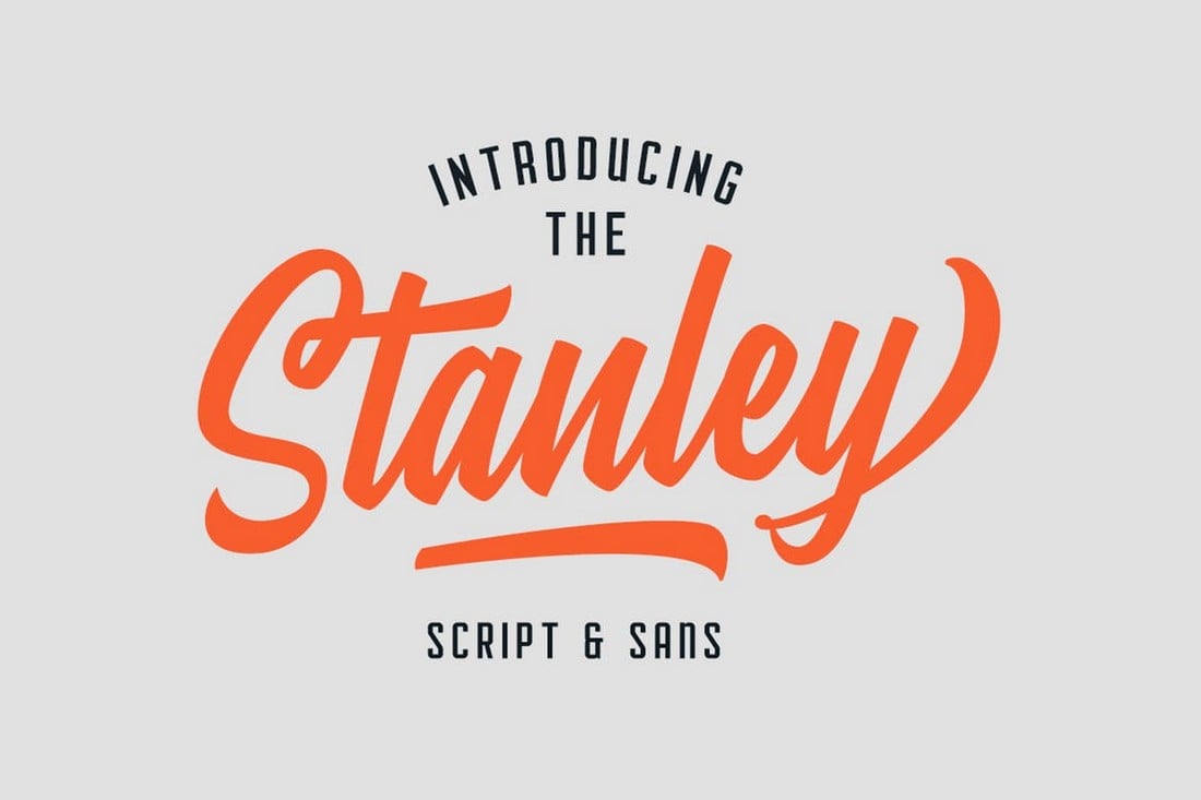 Stanley - Creative Script & Sans Font Duo