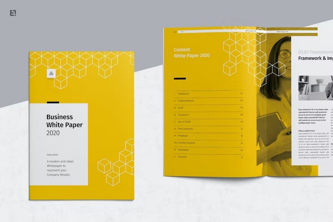 Stylish Business White Paper Template