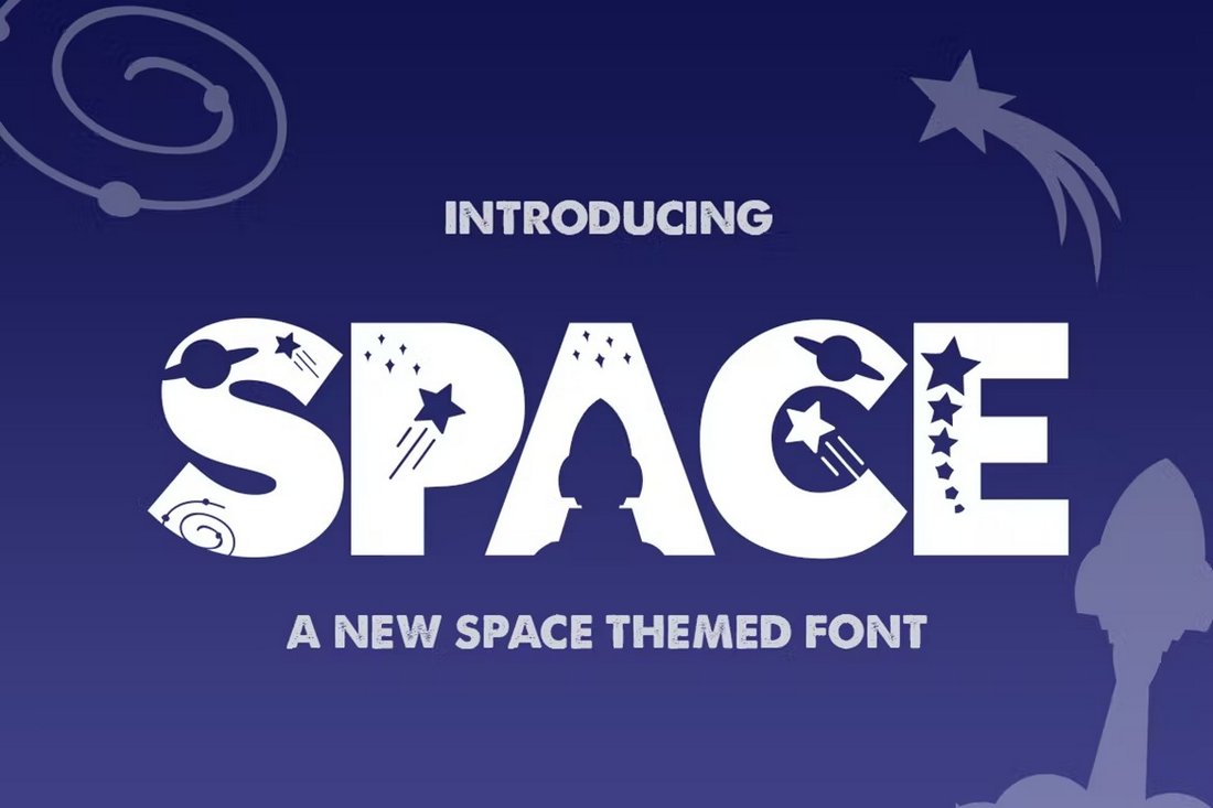 The Space - Fun Kids Font
