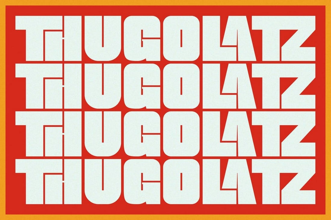 Thugolatz - Ligature Extended Sans Font
