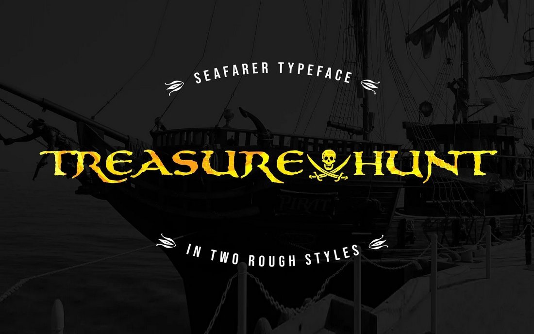 Treasurehunt - Free Pirate Font