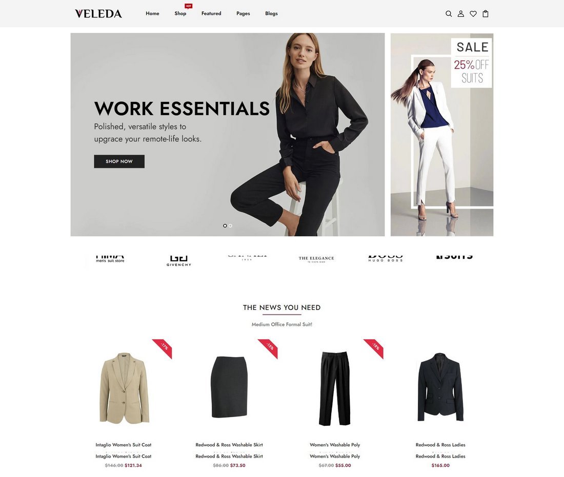 Veleda - Fashion Store Shopify Theme