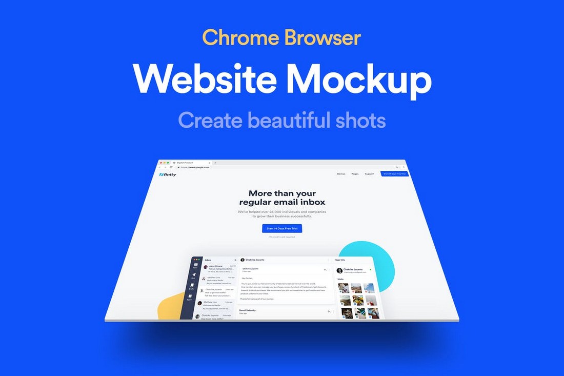 Website Browser Mockup
