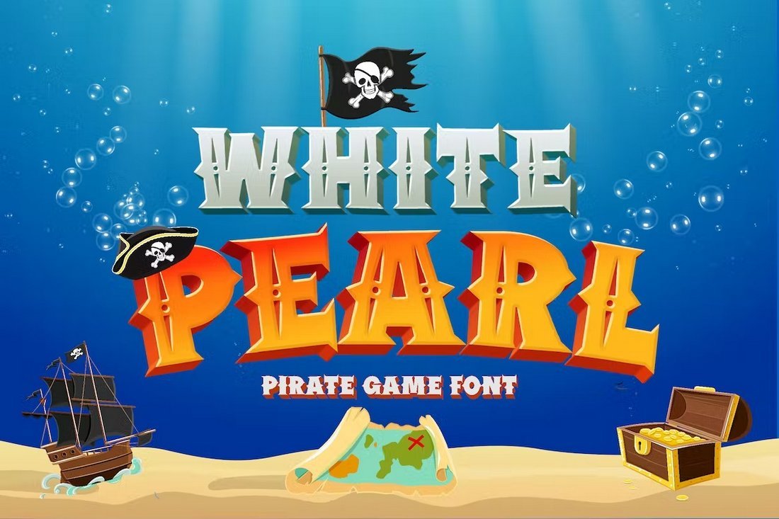 White Pearl - Fun Pirate font