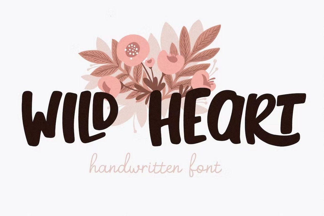 Wild Heart - Handwritten Script Font for Procreate