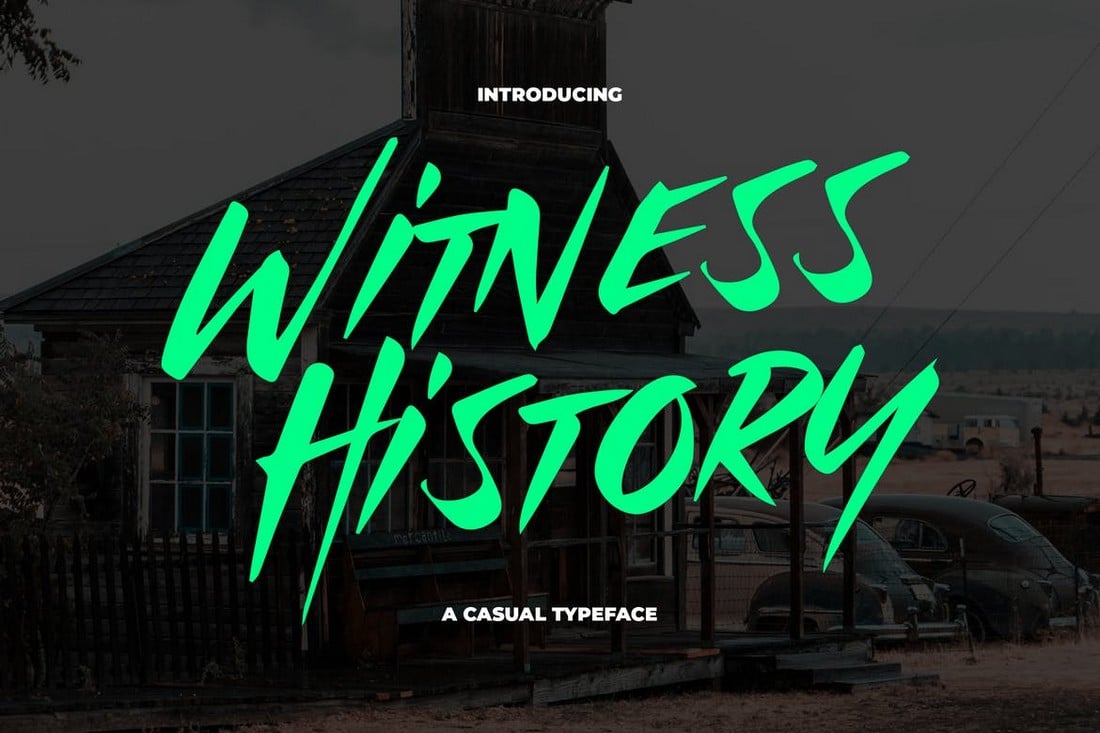 Witness History - Modern & Dramatic Font