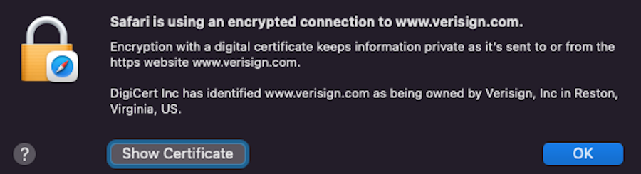 SSL Certificate Error