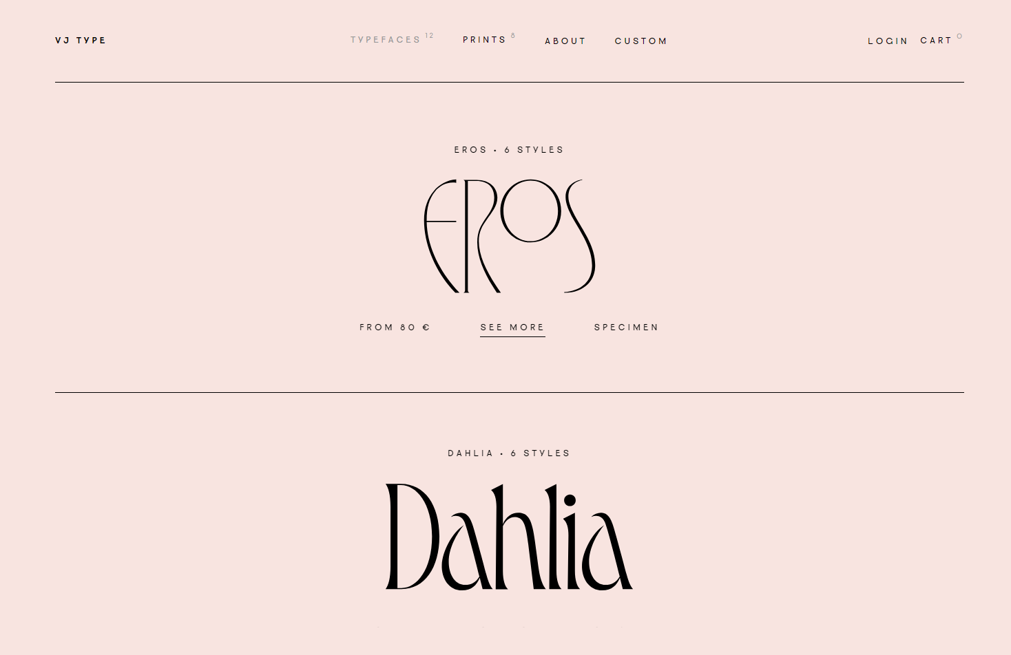 Typography Inspiration In Web Design - VJ Type