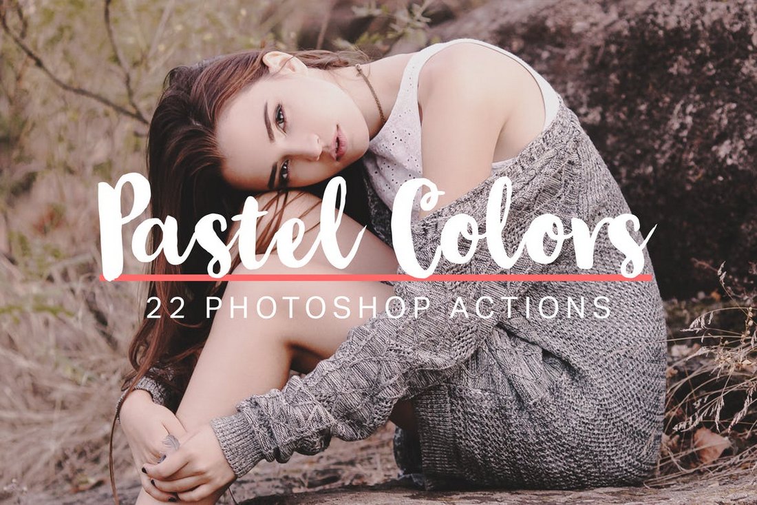 22 Soft Pastel Photoshop Instagram Filters