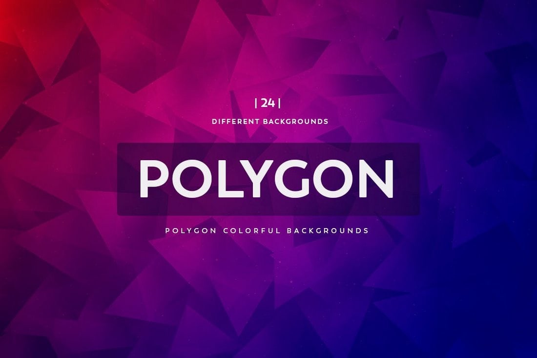 24 Creative Polygon Backgrounds