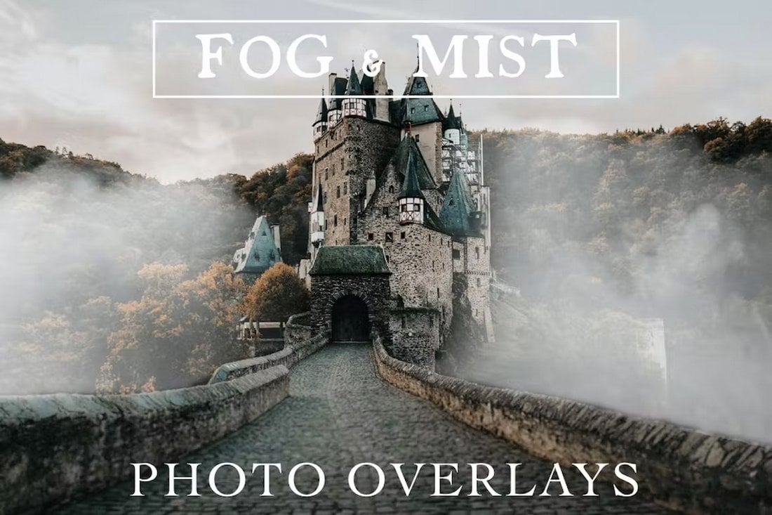 30 Real Fog and Mist Photoshop Overlays