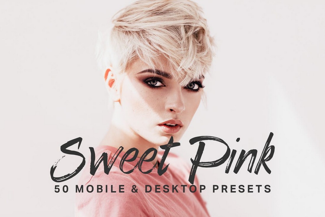 50 Sweet Pink Lightroom Presets