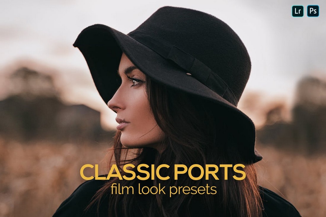 8 Classic Ports Film Look Lightroom Presets